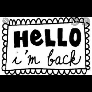 I’m back